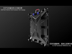 실내 및 실외 640*640*61.5mm 알루미늄 캐비닛은 320*160mm LED 스크린 모듈에 적합합니다.
