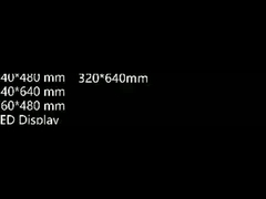 LED 스크린 모듈용 알루미늄 캐비닛 4가지 크기