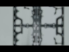 500*500*76.5mm 실버 알루미늄 캐비닛 실내 및 실외