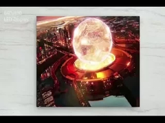 640*480mm LED 디스플레이 화면 캐비닛 구조 후면 10S