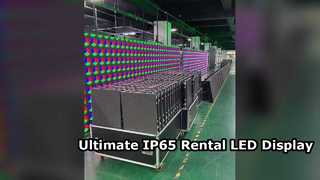 Longdaled P3 91 임대 LED 디스플레이 IP65 방수