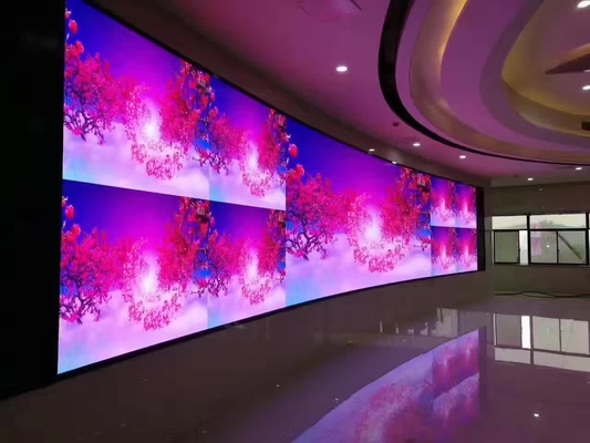 MBI5124 회의실 가지고 다닐 수 있는 LED 화면 임대 비디오 월 50m 조회 65536 deg