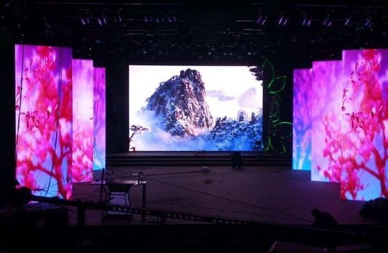 65536 도트/제곱미터 LED 무대 배경 스크린 현수형 SMD 디스플레이 RGB 3IN1