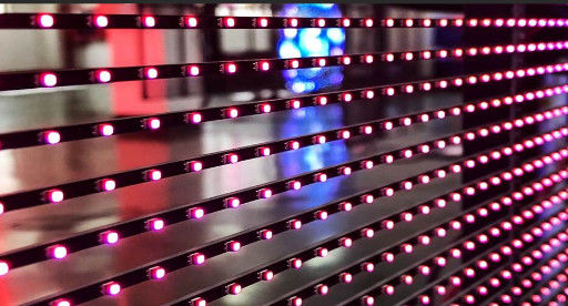간편한 유지보수 75% 투명한 유리 LED 스크린