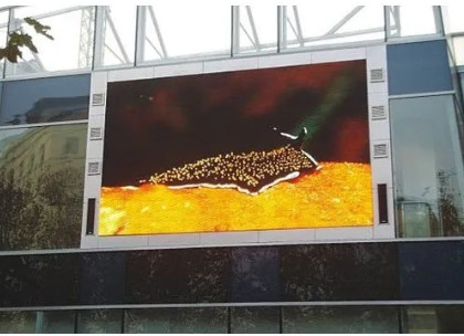 고정된 벽에 장착된 야외 LED 디스플레이 최대 800W/Sqm 전력 소비