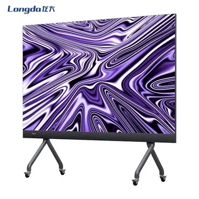 216'' 16:9 HD 스마트 TV 컨퍼런스 스크린 실내 이동 LED 비디오 벽
