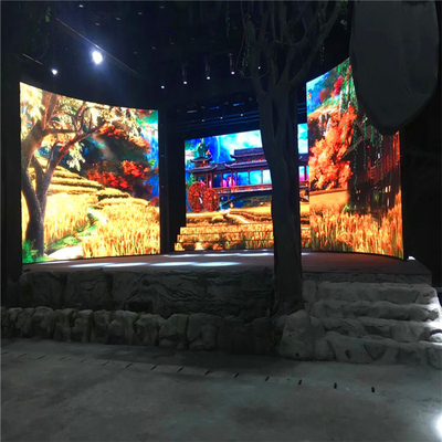 P4.81mm 야외 임대 LED 디스플레이고 휘도 5000 알 3840 hz