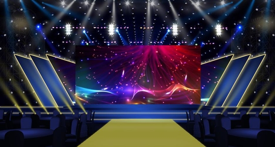 빌보드 무대 배경 LED 디스플레이 화면 임대 50 Ｘ 50 센티미터 P2.6mm IP40