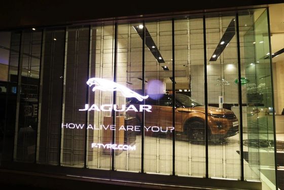 소매점 커튼 창문을 위한 3m*2.5m 투명 격자 LED 스크린