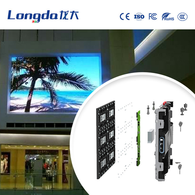 AC110V SMD1515 주도하는 패널 모듈 ISO14001 디지털 표시 모듈 단계 배경