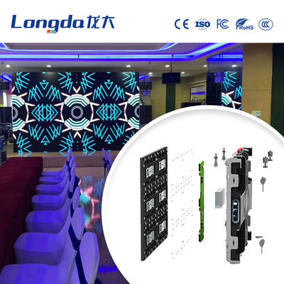 가지고 다닐 수 있는 실내 아드베르티싱 구부러진 LED 디스플레이 화면 P3.91 900 시디 43 스캔