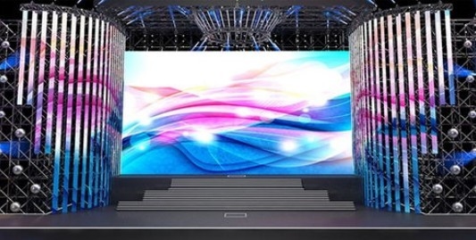 가지고 다닐 수 있는 실내 아드베르티싱 구부러진 LED 디스플레이 화면 P3.91 900 시디 43 스캔