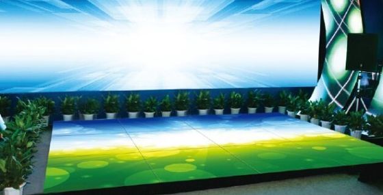 P6.25 디스코 가지고 다닐 수 있는 주도하는 댄스 플로어 임대 ROHS 고해상도