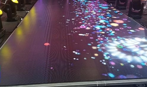 SMD2121 임대 디스코는 댄스 플로어 임대 P3.91mm 위로 0.5*1m LED 라이트를 밝힙니다