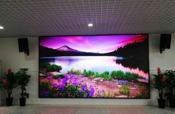 320*160mm 실내 풀 컬러는 디스플레이 패널 1920 hz 내지 3840 hz를 이끌었습니다