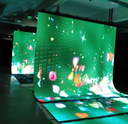 RGB 유연한 LED 모듈 스크린 디스플레이 비디오 월 600니트 ~ 800니트