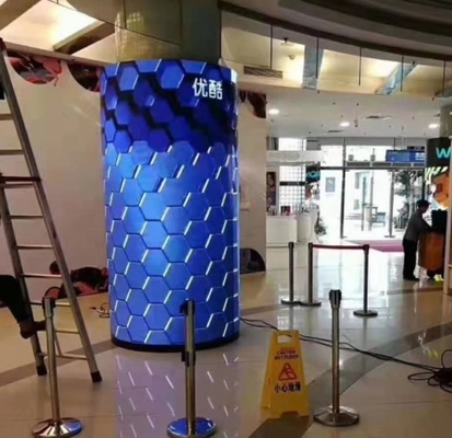 240 * 120 밀리미터 LED 플렉시블 모듈 P4 폴드형 LED 디스플레이 1200Hz