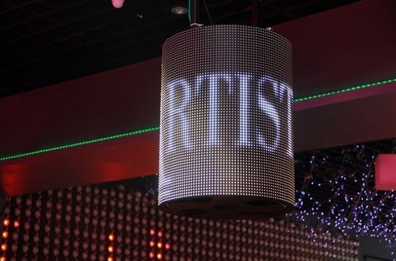 P4 RGB IP43 탄력적 led 모듈 풀 컬러 700cd/ M2 반대 왜곡