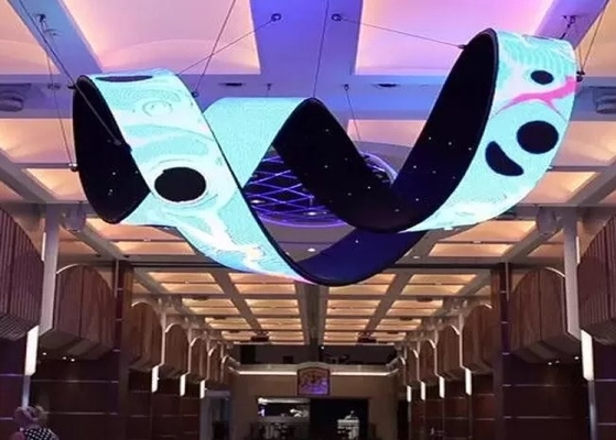 P4 RGB IP43 탄력적 led 모듈 풀 컬러 700cd/ M2 반대 왜곡
