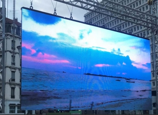 극단적 얇은 단계 주도하는 배경 스크린 임대 1/8 스캔 1R1G1B AC260V