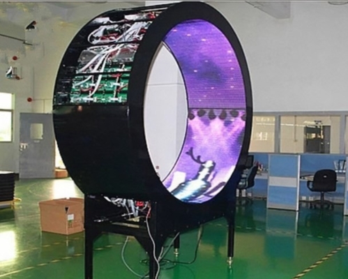 240X120mm은 LED 디스플레이 화면 SMD1515 실내 P2 주도하는 플렉시블 모듈 패널을 굽혔습니다