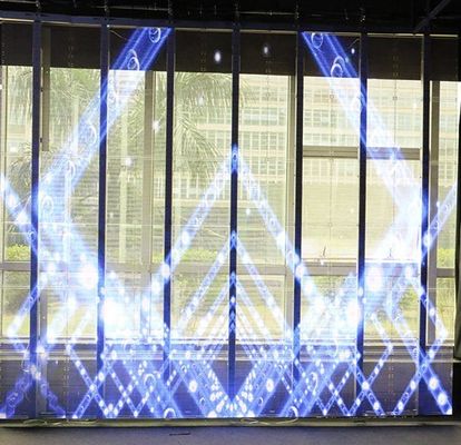 고 휘도 P7.8 투명 유리 주도하는 스크린 281조 IC 2038